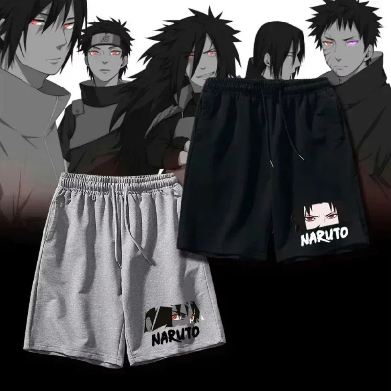 

2025 Naruto Anime Joint Shorts Men's Japanese Two-dimensional Luffy Pure Cotton Pants Print Casual Pants Summer Tide