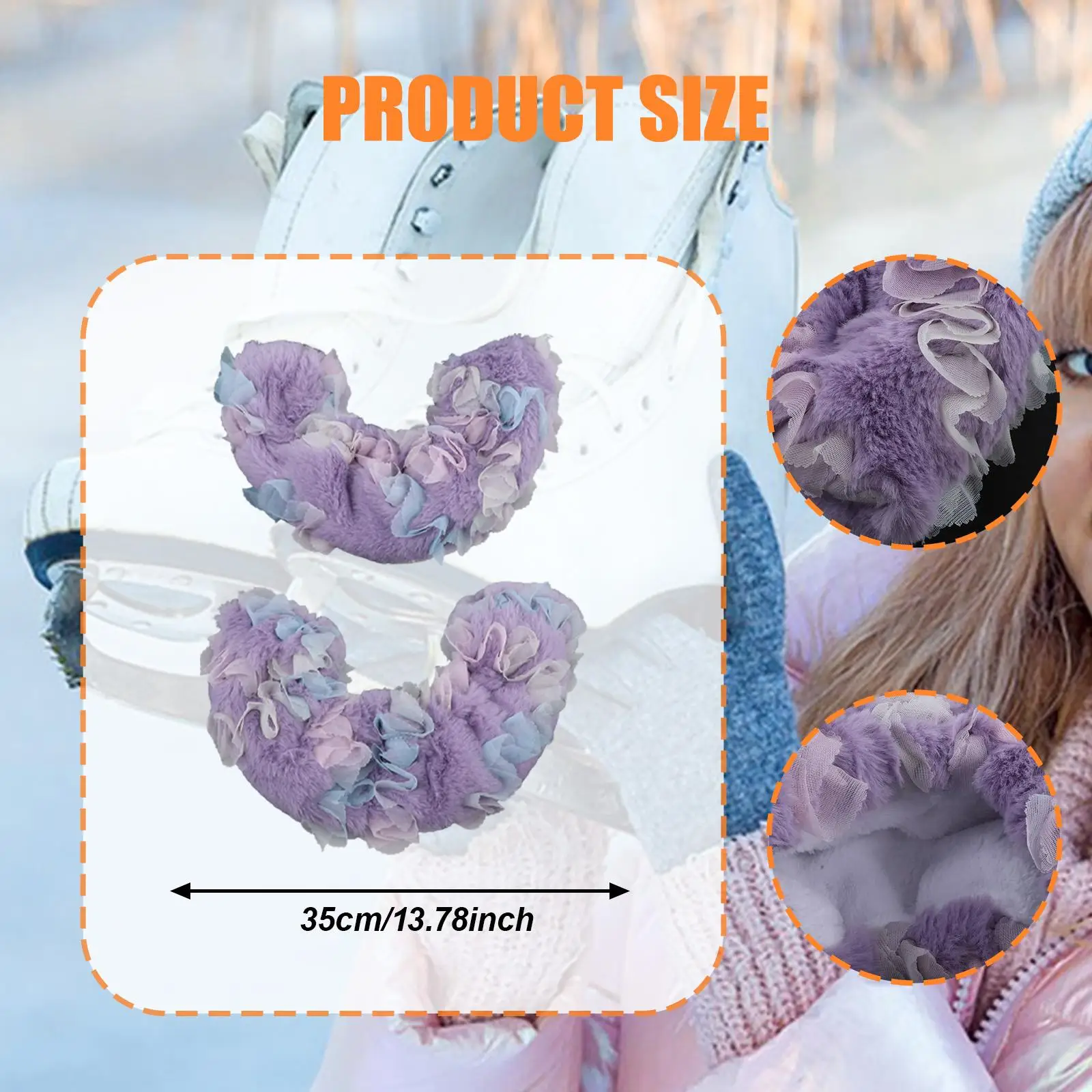 

Ice Skate Blade Covers Accessories, Professional, Decoration for Figure Skates Ice Skate Guards for Youth Adults