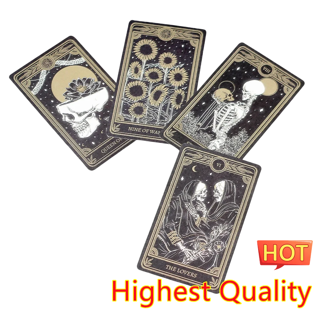 12X7cm Augury Marigold Tarot Without Guide Book Fate  Decks Board Game  Prophesy Tarot Cards Oracle Card