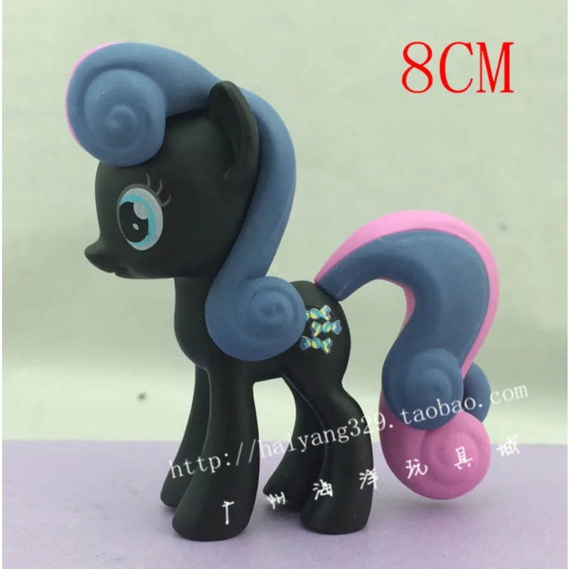 Hasbro-figuras de acción de My Little Pony para niños, muñecos negros geniales, luminosos, edición rara, regalo de Halloween