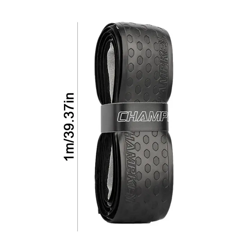 1M Bat Grip Tape For Baseball Absorbs Sweat Tennis Grip Racket Handle Grip PU Anti-Skid Overgrip Sweatband Tape For Pickleball