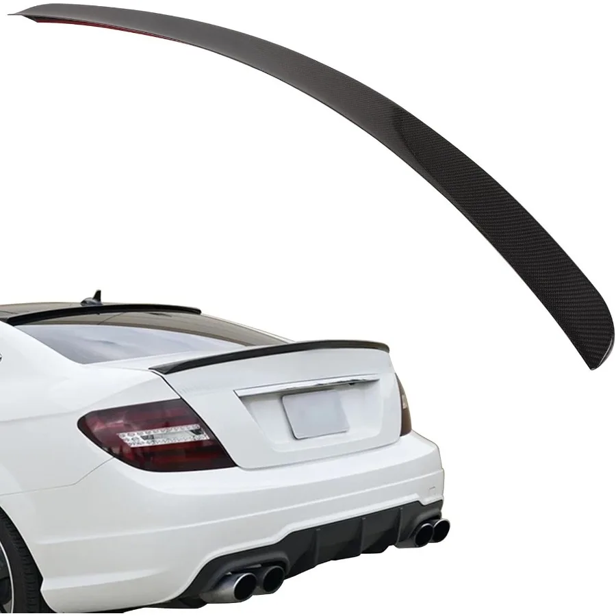 

Глянцевое черное крыло спойлера на заднюю крышку багажника для MercedesBenz W204 CClass Sedan 20082014, высокопроизводительный аэродинамический дизайн, улучшает