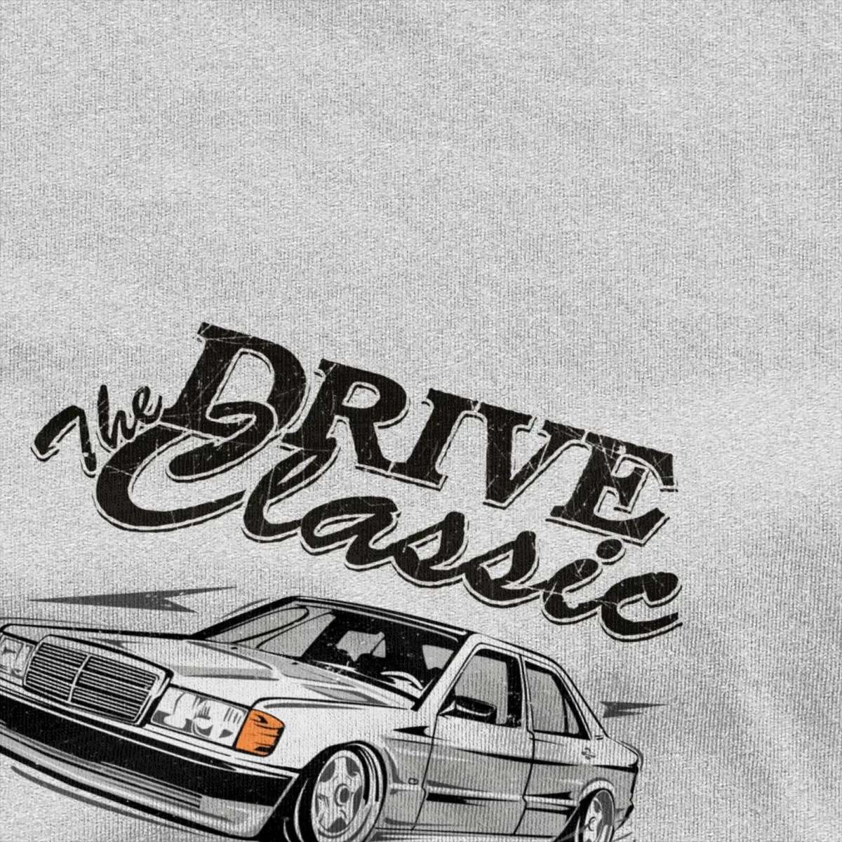 Awesome W201 Drive The Classic Car T Shirts Men Women Crew Neck Cotton 190E Vintage Cars Short Sleeve T shirt Large Size Tshirt