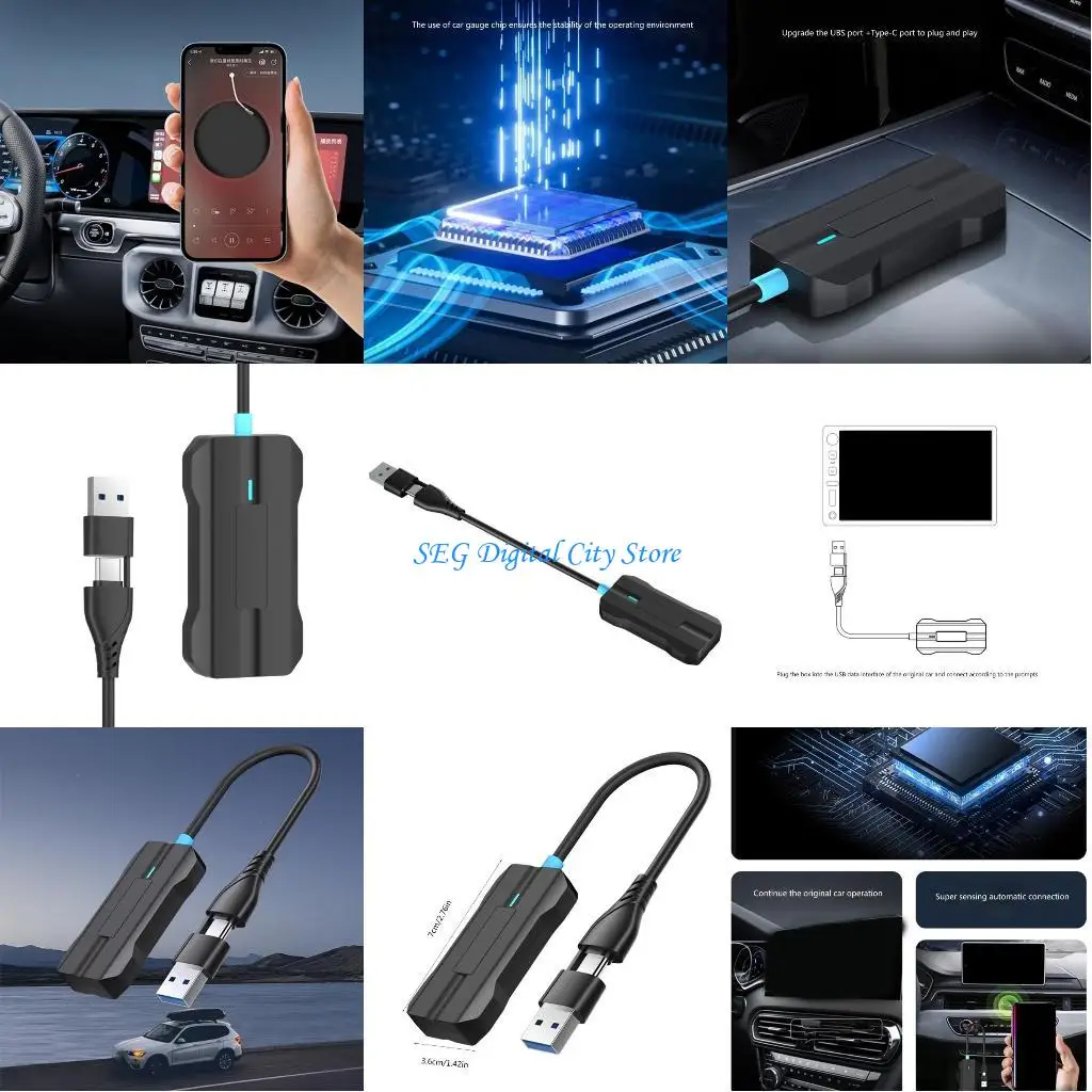 

U75B Wireless Adapter Convert Wire to Wireless Easy Installation Stable Connection