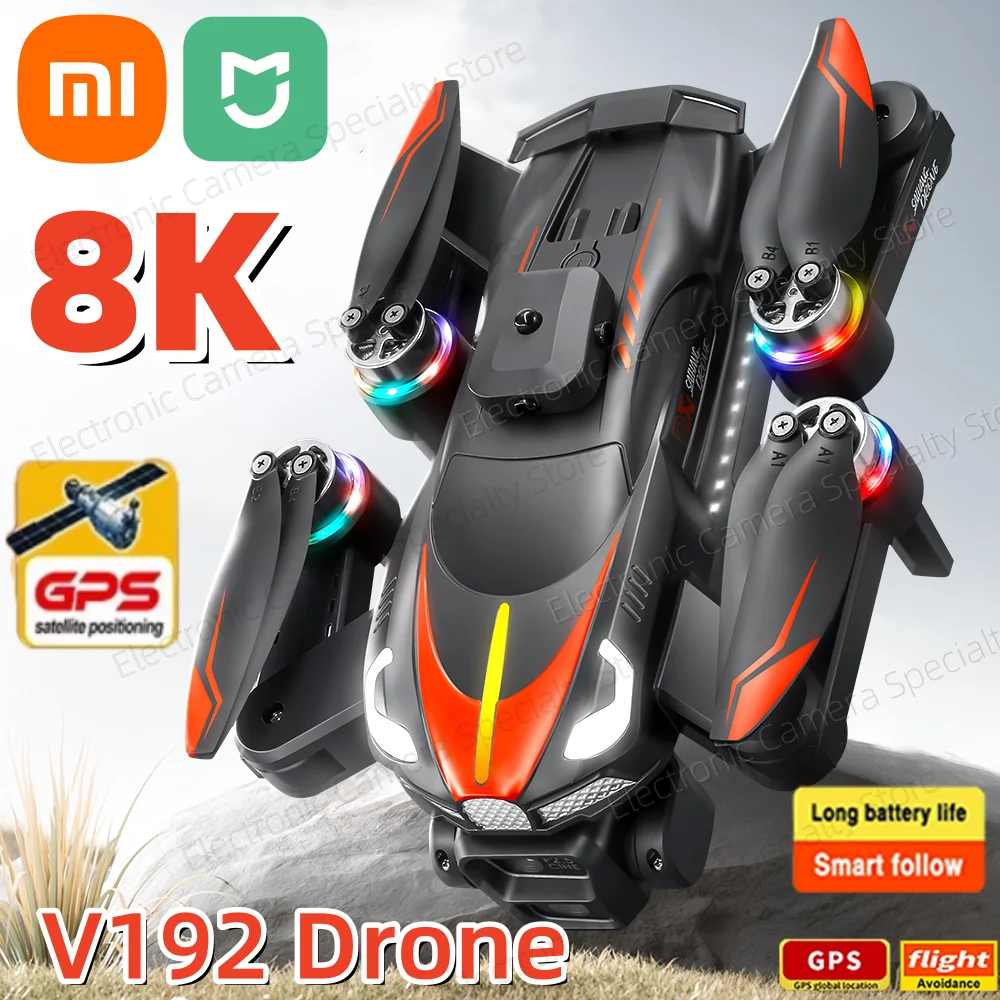 Xiaomi MIJIA V192 Drone 5G GPS Professional 8K HD Aerial Photography Dual Camera Laser Obstacle Avoidanc Brushless Quadrotor UAV