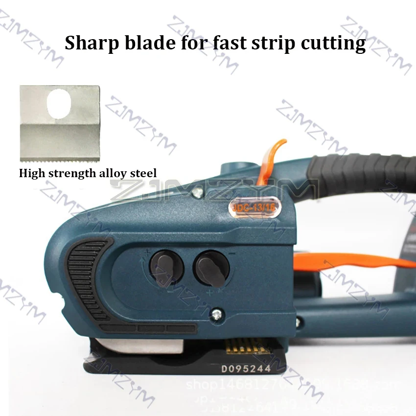 Power Tool JDC13/16 Electric Strapping Machine Power Packaging Tool Hand-held Strapping Machine Automatic Strapping Welding Tool