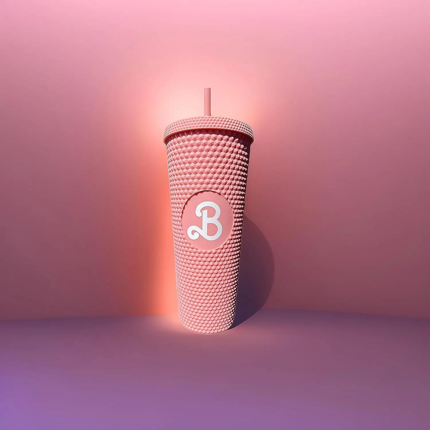 Розовая Женская барная чашка Reusablec, чашки для напитков для девушек с бриллиантами, пластиковые стаканы с шипами и крышкой и соломинкой Для женщин