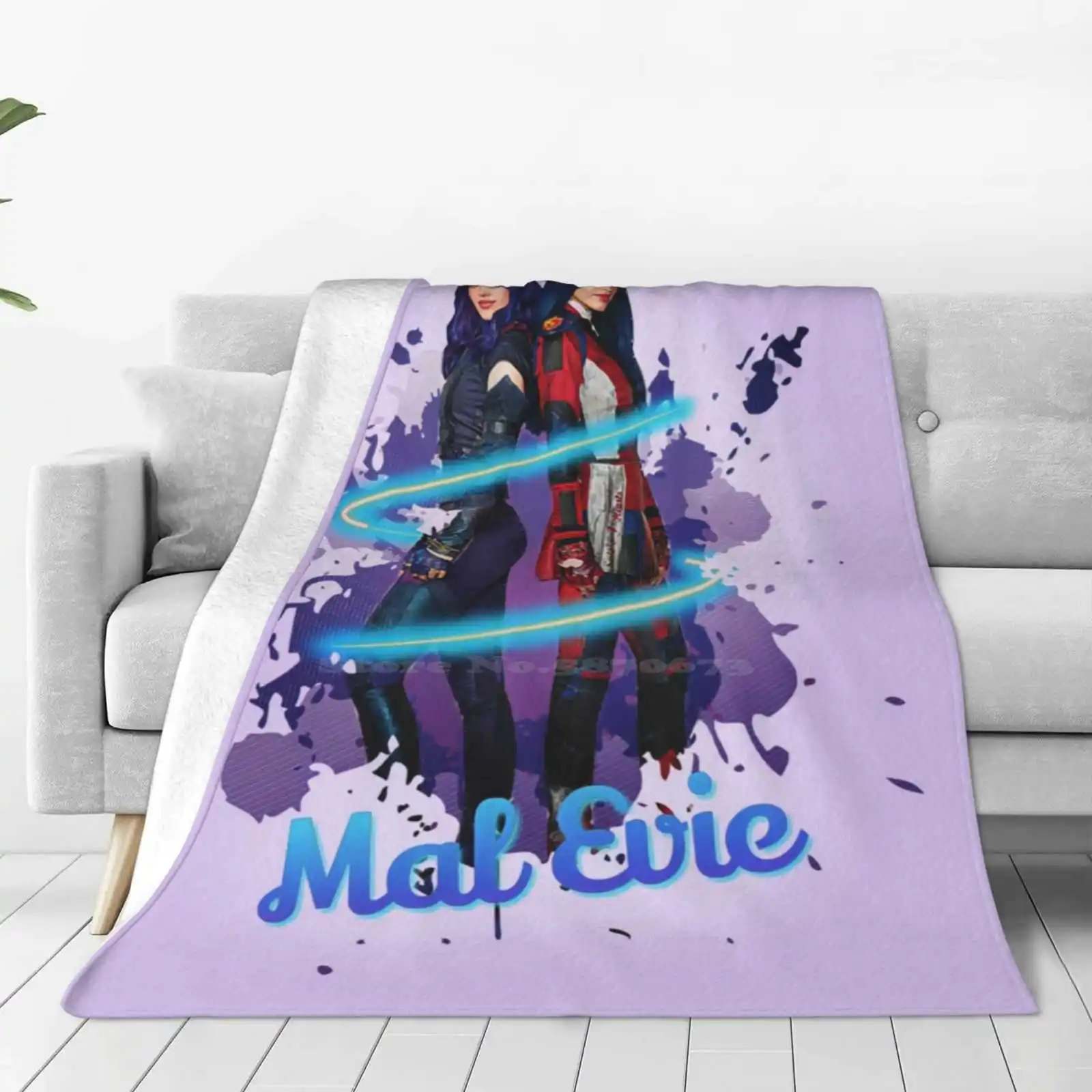 Mal And Evie Forever-Descendants 3 All Sizes Soft Cover Blanket Home Decor Bedding Mal And Evie Mal Evie Dove Cameron And Sofia