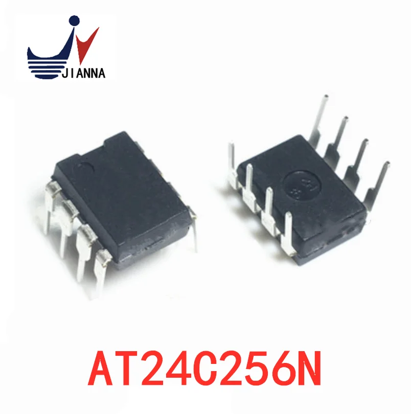 

24C256 AT24C256-10PU-2.7 10PI in-line DIP8 AT24C256N New original