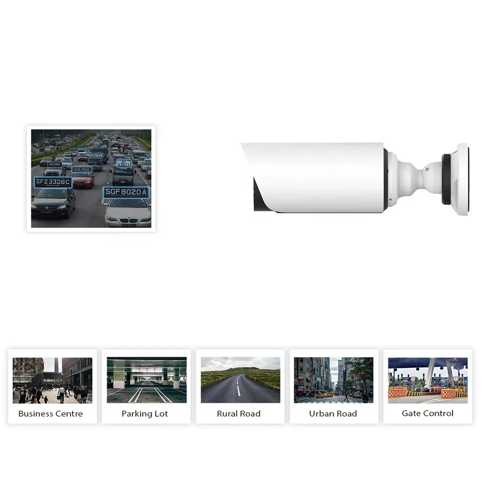 IP WDR License Plate  recognition Capture / CCTV Security Video LPR /