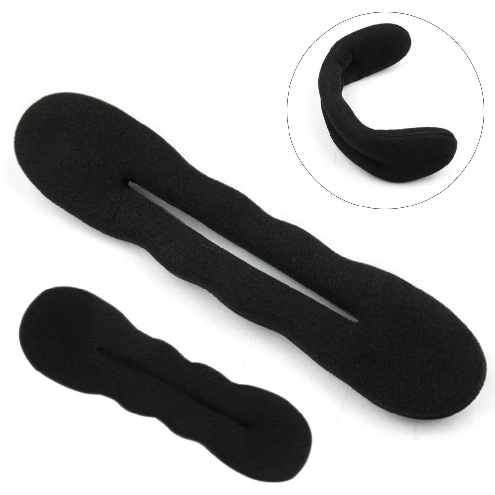 

2 Pcs Hair Iron Set Donuts for Buns Large Curly Maker Long Clip Accessories Women Holders Women's Machine