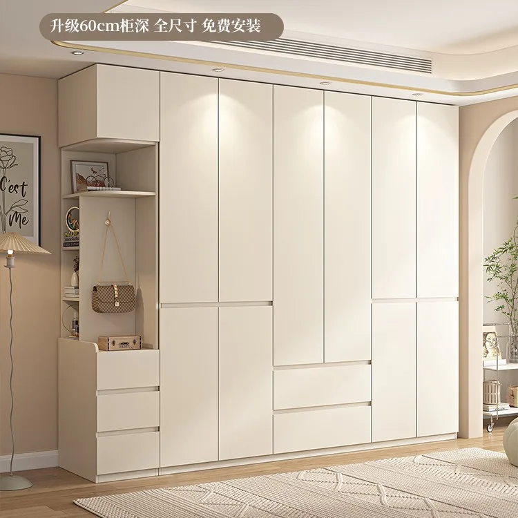 Raise a door to the top 2.5-3 meters large wardrobe household bedroom large capacity hanging area multi-sectional large wardrobe