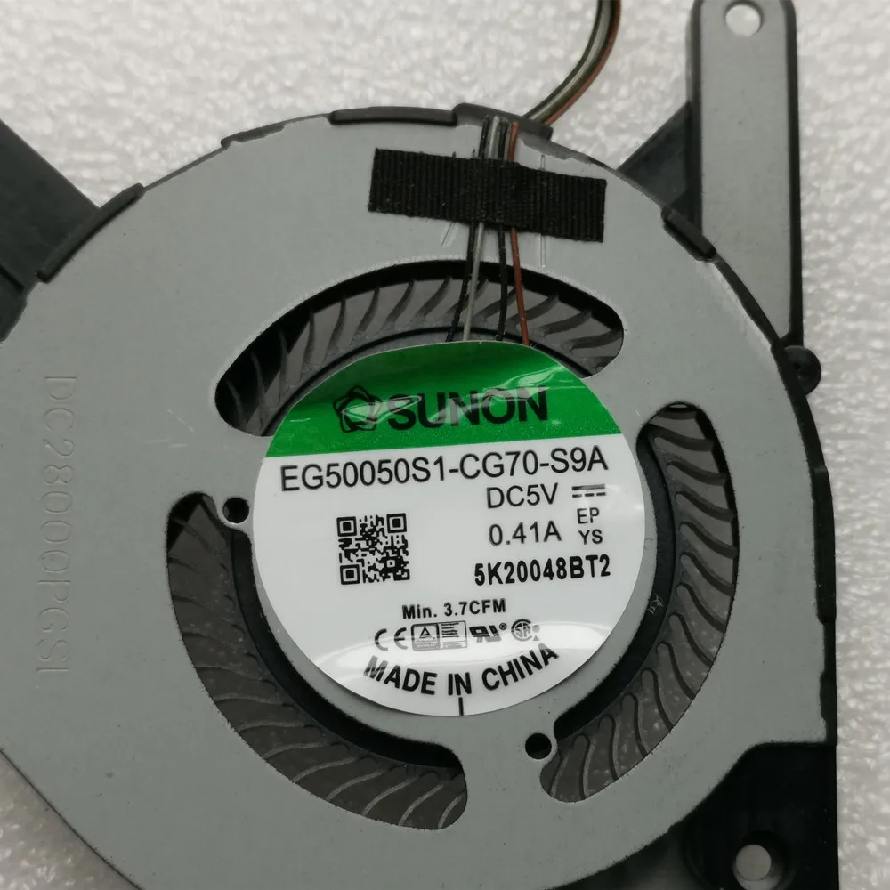 TT New Original Laptop CPU Cooling Fan EG50050S1-CG70-S9A DC5V 0.41A 4Pin for Dell Latitude 5410 0HHKD2 HHKD2 Fast Ship