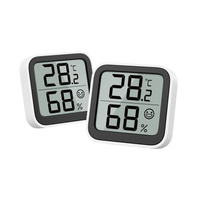 NOKLEAD Mini Hygrometer Monitor Thermometer Humidity Meter Inside With Face Icon Comfort Indicator ℃/℉ Switch For Home Office