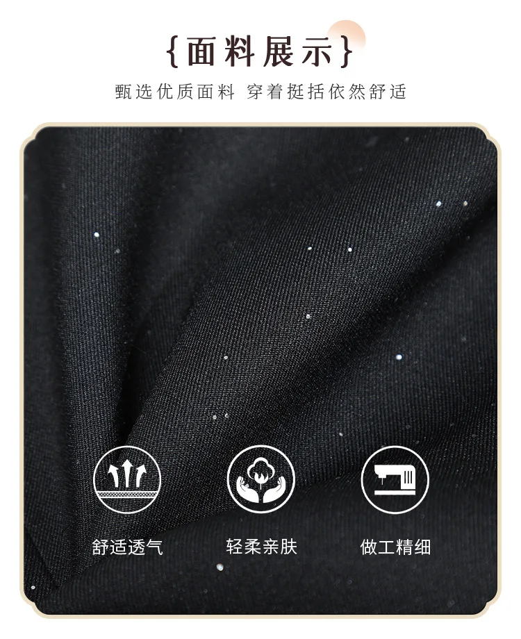 Chinesisches Hanfu für Jungen im Frühling-Herbst-Stil, Kinderkostüm im Tang-Nationalstil mit Stehkragen und Stickerei für Aufführungen A5051 – Detail 4