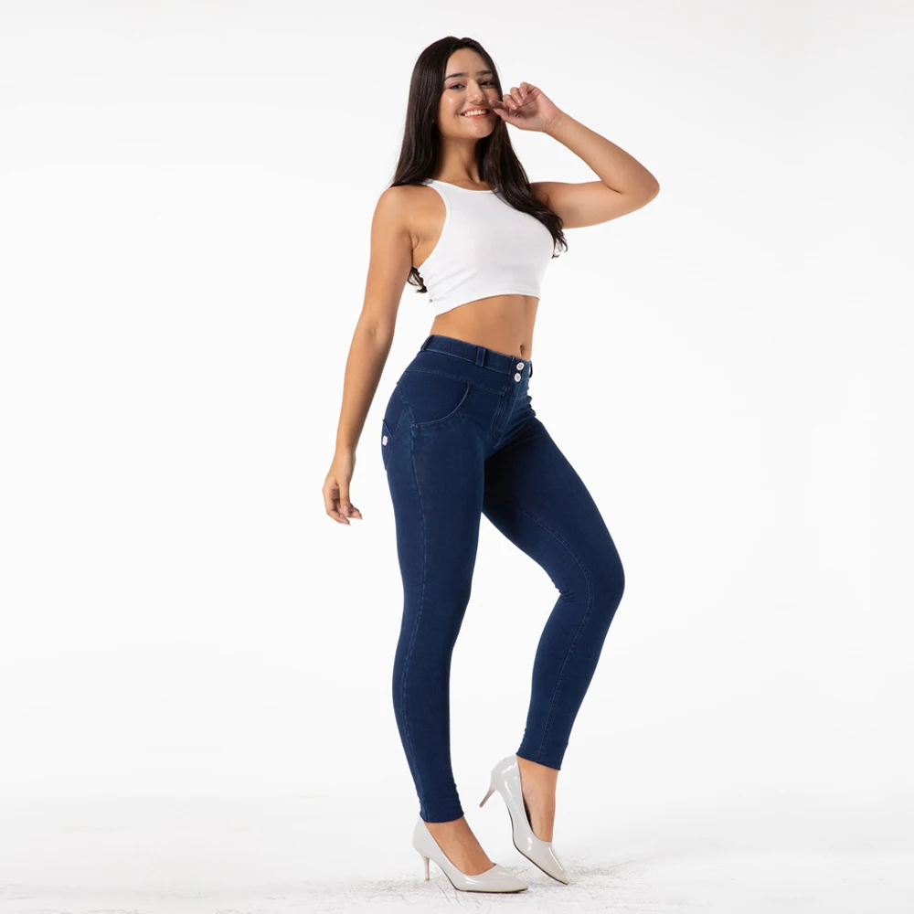 Calça Jeans Feminina de Esporte e Lazer, Calças Fitness, Leggings Yoga Confortáveis, Calças Elásticas Grandes, Alta Qualidade