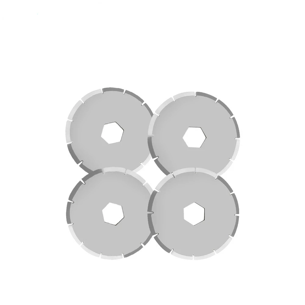 10/20 Pcs 18mm small round knife paper cutting dotted line blade  hexagonal hole circular blade Skip rotary blades