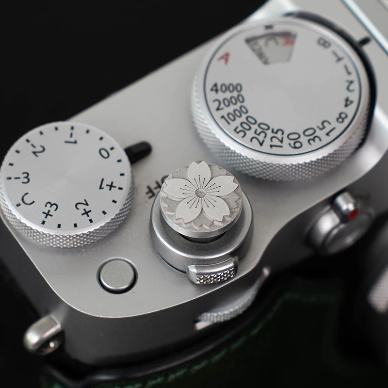 زر تحرير مصراع الألومنيوم للكاميرا لـ Fujifilm XM5 XT5 XT20 100Vi 100V XT30 XT50 Xpro3 Leica Nikon Canon