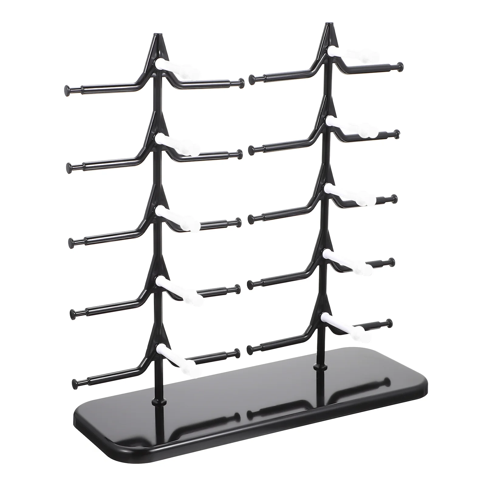 

Glasses Display Stand Multi-layer Holder Sun Eyeglasses Rack Shelf Double Row Exhibit Showcase Sunglasses Multi-Tier Plastic