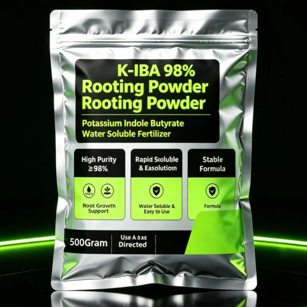 K‑IBA 98% Potassium Indole Butyrate Water Soluble Root Growth Fertilizer Rooting Powder