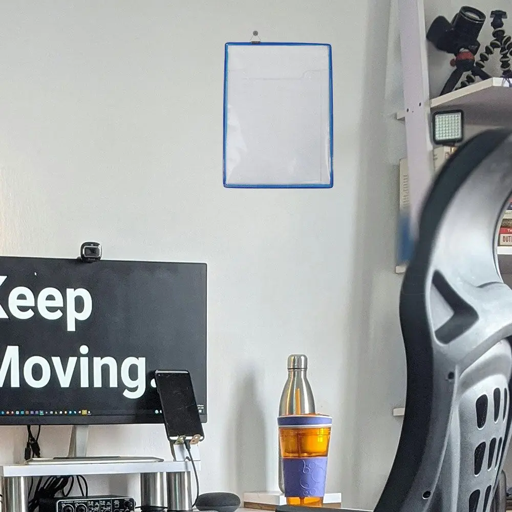 Wall Hanging A4 Receipt Organizer Waterproof Plastic Document Storage Bag Water Resist PVC File Folder for Classroom Office