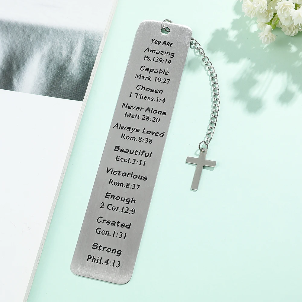 Personalized Book Mark Gift for Book Loves Collection for Good Friends Stainless Steel Metal Bookmarks Stationery Reading Marker