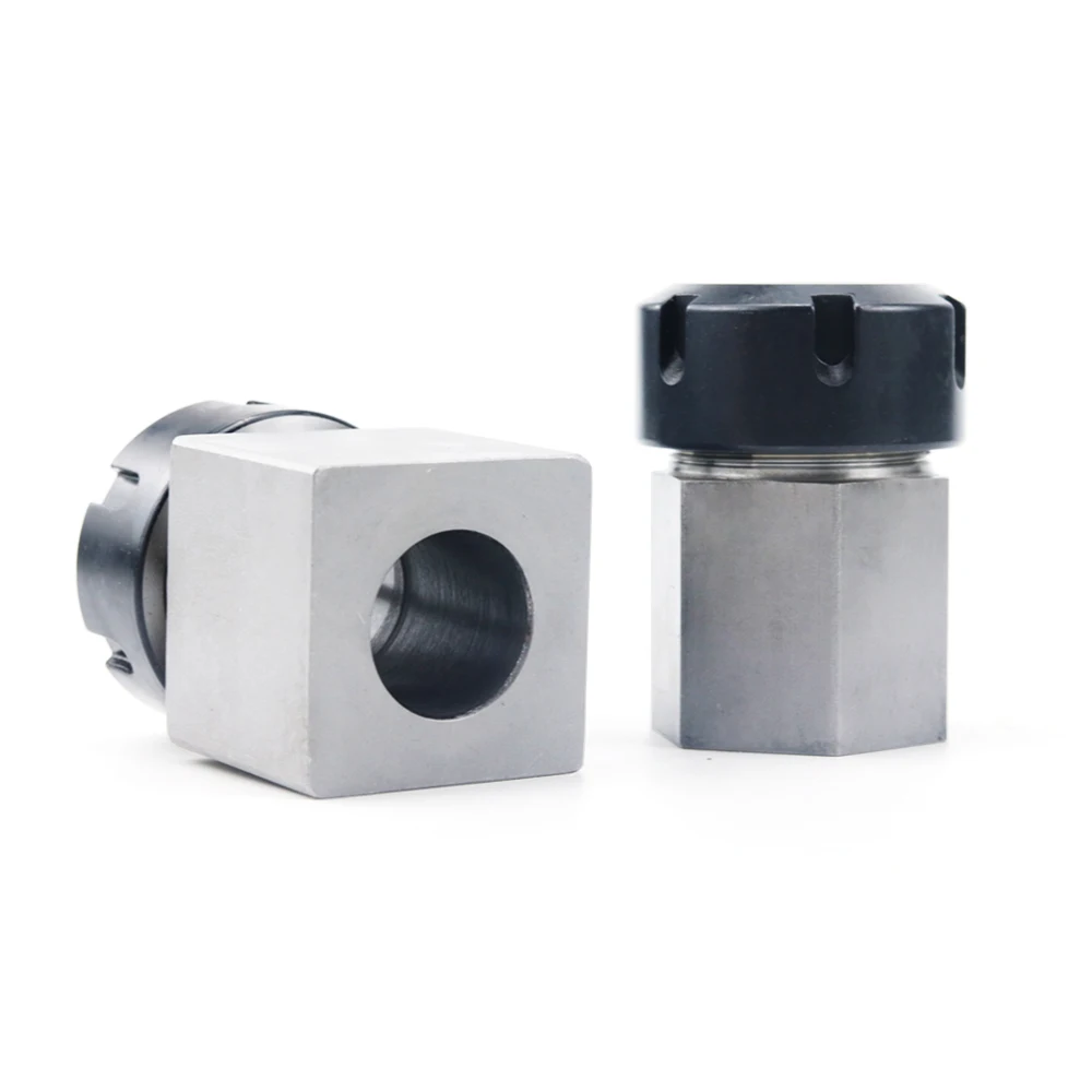 Vierkante ER32 ER25 ER40 Chuck Blok Hard Staal Hex Er Spring Collet Seat Geschikt Voor Cnc Draaibank Snijmachine Graveren