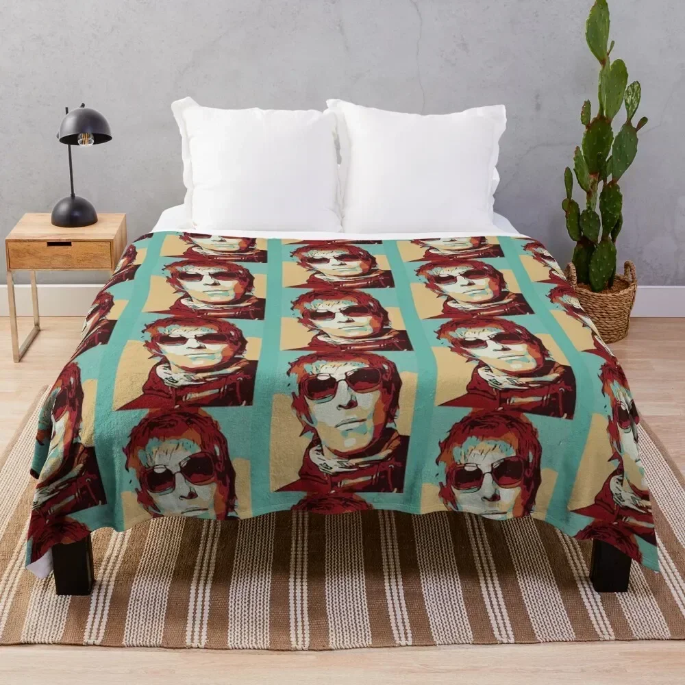 

Liam Gallagher Throw Blanket Durable Warm Blanket for Daily Home Use