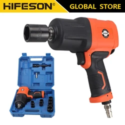 HIFESON 1800N.M Air Pneumatic Wrench Heavy Duty Impact Wrench Industrial grade Impact Spanner Tire removal Bike Auto Repair Tool