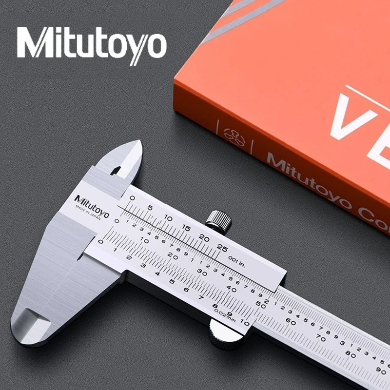 

Mitutoyo Vernier Caliper Woodworking Herramientas Wear-resistant Rust Proof 530 Series Machinist Tools 2025 New 0.02mm Precision