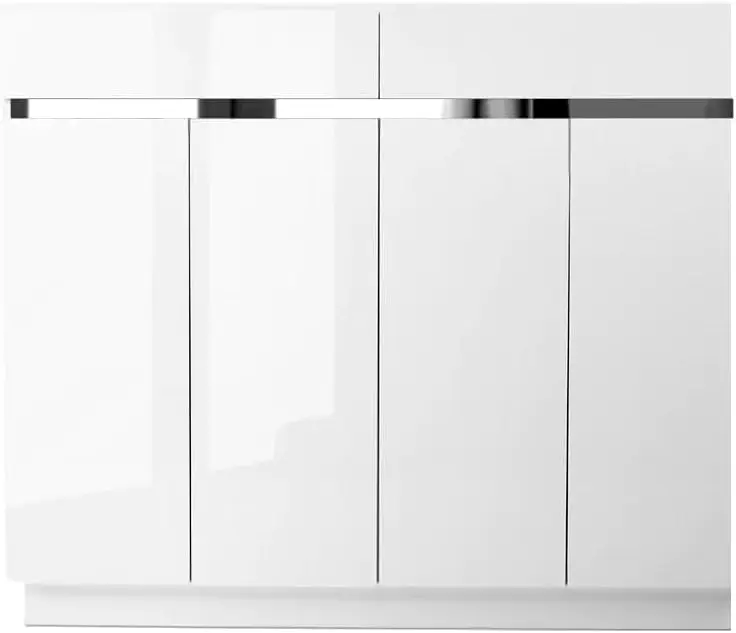 تخزين خزانة حوامل صندوق درج منظم الأحذية الرف أدراج المنظمون 120 سنتيمتر عالية اللمعان خزانة الأبيض المدخل ديكور المنزل السرير