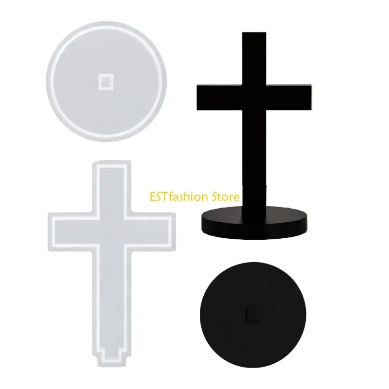 Y5GC Premium Silicone Mold For Crosses Crafts For Art Designers And Hobbyists