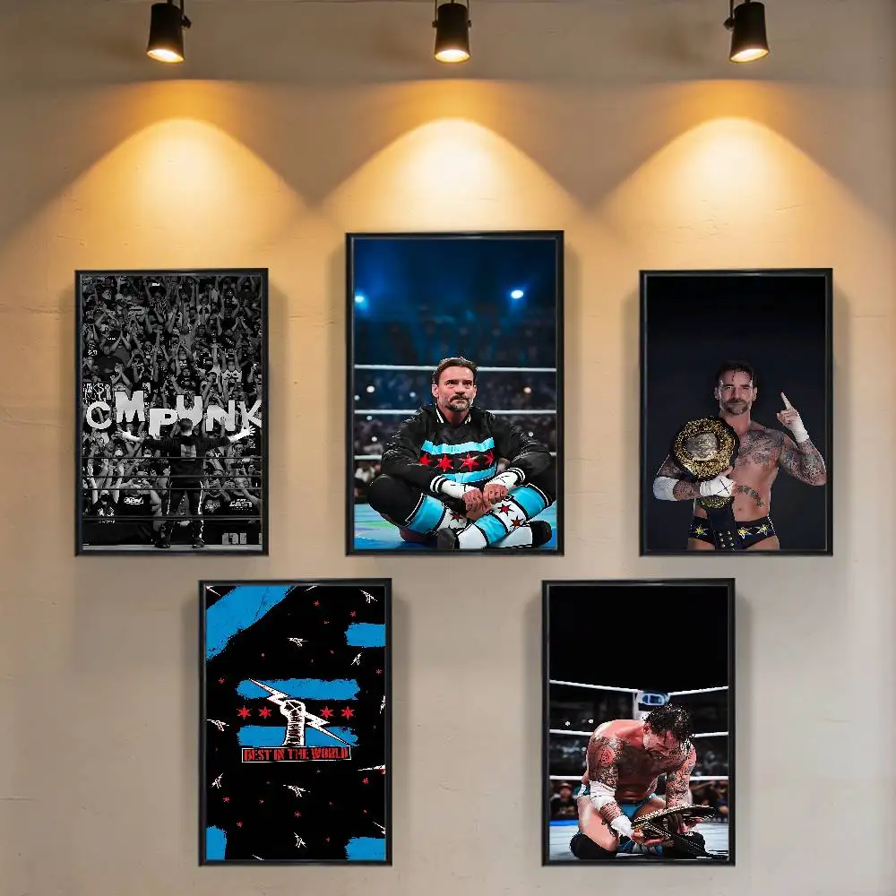 

Unstoppable Iron Fist CM Punk Poster HD Art Sticky Wall Waterproof Home Living Room Bedroom Bar Aesthetic Decoration