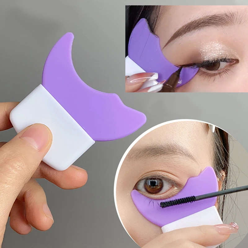 Eye Makeup Aid Professional Eyeliner Template Mascara Baffle Eyeliner Tool Eyebrow Eyeliner Shaper Assistant Beauty Tool YZL