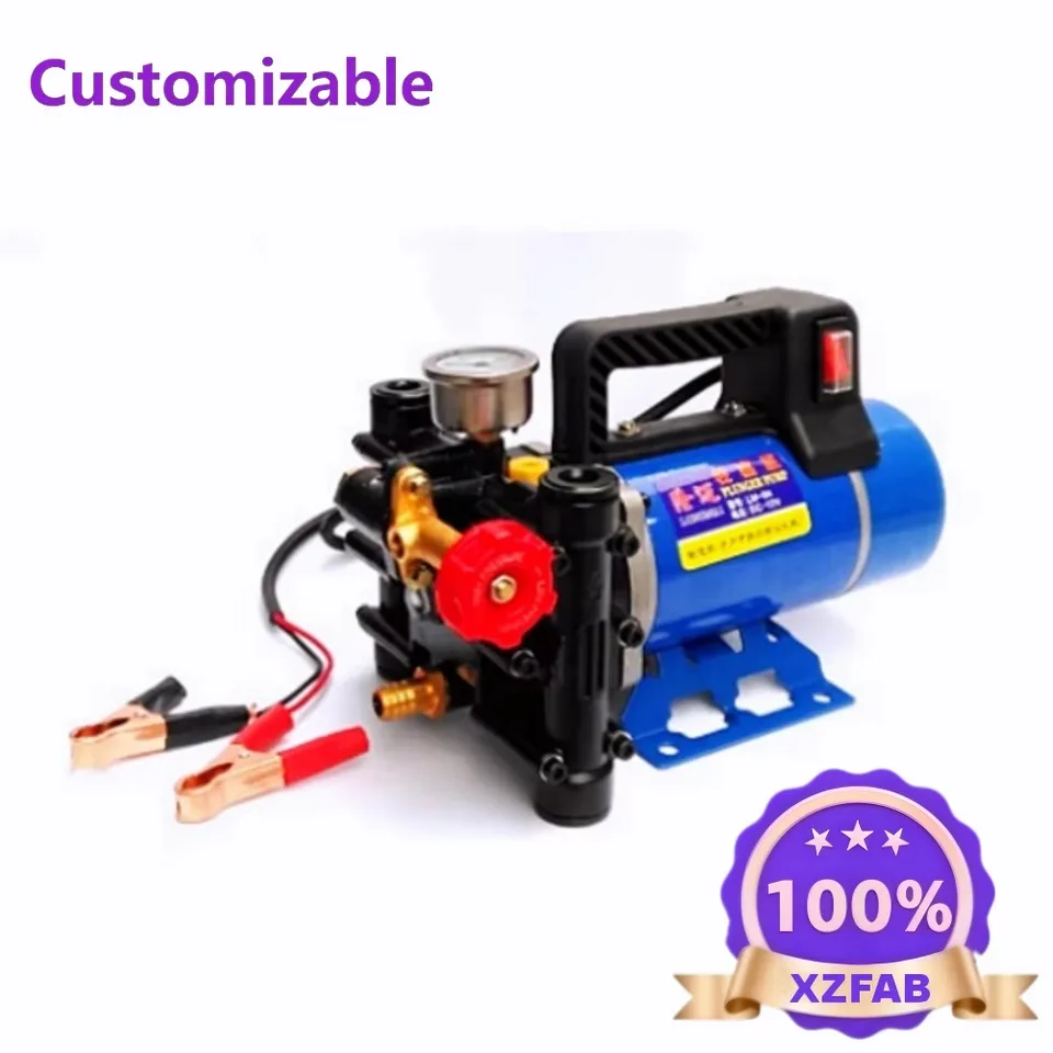 Factory Direct 2026 12V 24V 48V 60V 72V 220V Electric High Pressure Pump Double Cylinder Piston Agricultural Sprayer Car Wash Ir