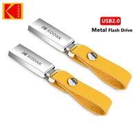 KODAK USB 2.0 Flash Drive 128GB 64GB 32GB Pen Drive Waterproof Mini Memory Stick Leather Metal U Disk