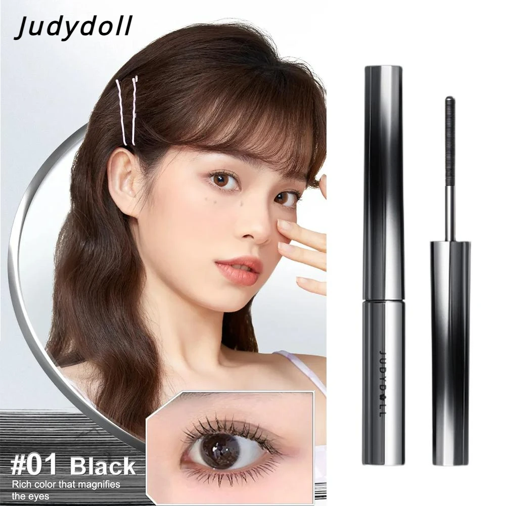 Judydoll Kleine Stalen Buis Wimper Verlenging Curling Dikke Mascara Natuurlijke Sneldrogende Waterdichte Niet-Smudg Oogmake-Up