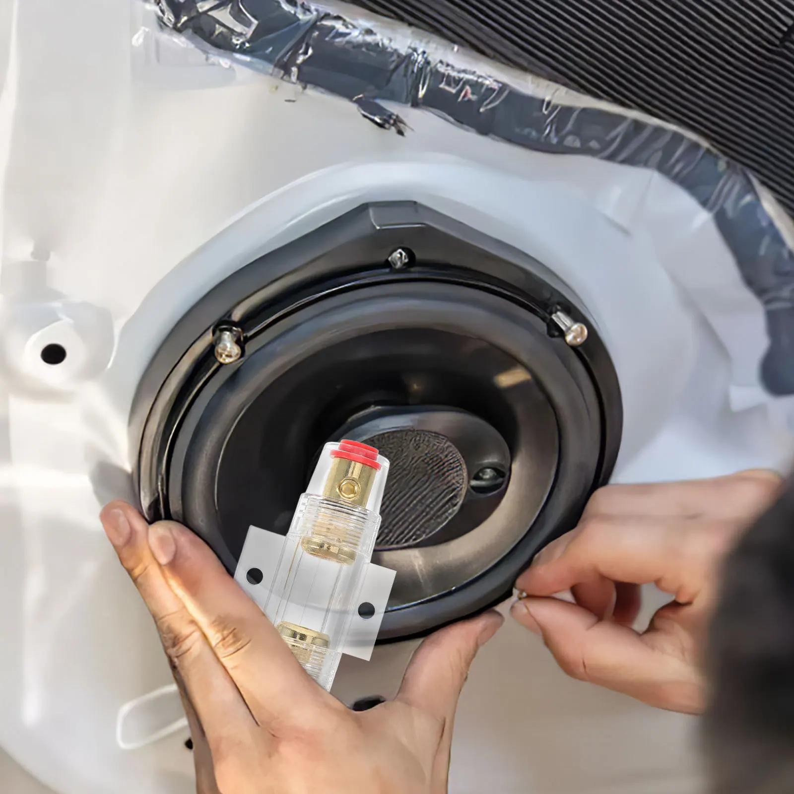 

Agu Fuse Holder 30a Inline Car Audio Fuse Block Waterproof Transparent Holder for Amp System Overcurrent Protection