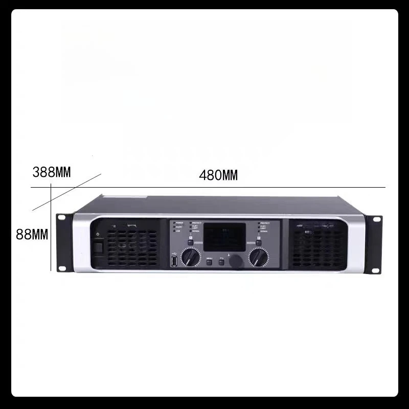 Professional high-power post-stage performance digital power amplifier