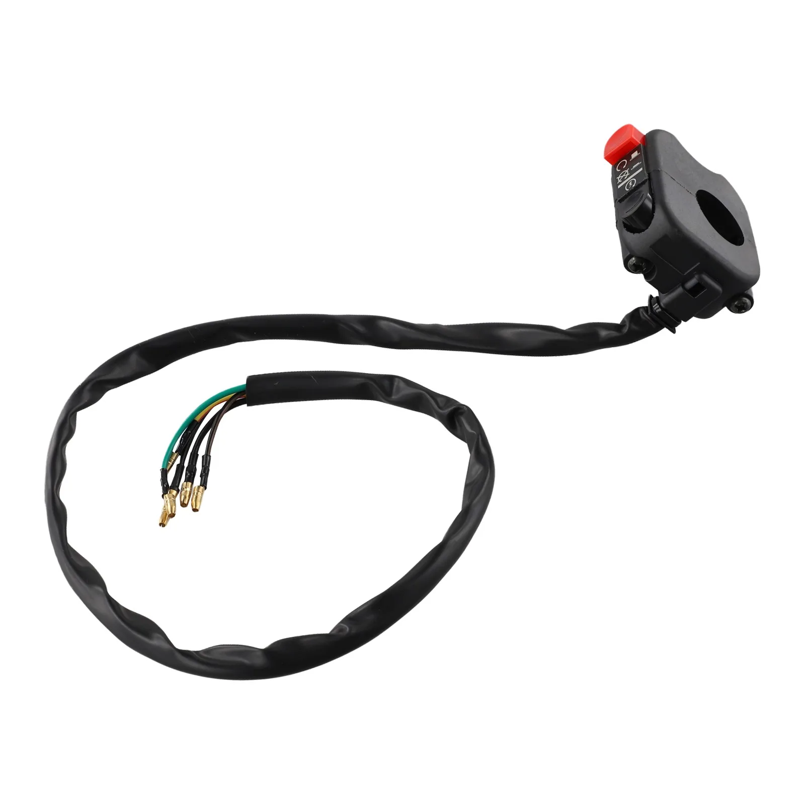 Direct Installation Motorcycle Handlebar Switch On Off Button ABS Material Anti-corrosion Multi-function Combination Switch