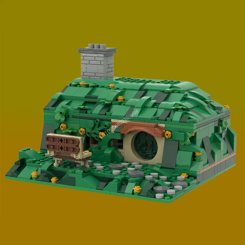 

659pcs Moc Movie Series Bilbo's Hobbit Hole Modular Architecture House Building Blocks Assembly Bricks Toys Kids present