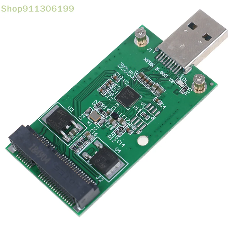 Mini USB 3.0 to PCIE mSATA External SSD PCBA Conveter Adapter Card #265491