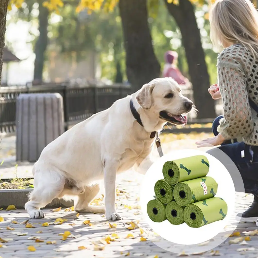 

Dog Bags Leak-proof Dog Poop Bag Rolls for Outdoor Puppy Walking with Water Bottle Retractable Leash Pet Solution Poop for Dogs