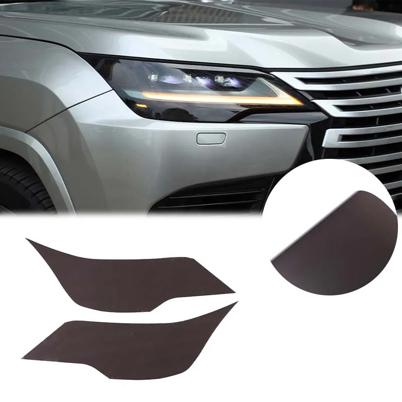 For Lexus LX600 22+ Door Handle cover Front Rear Headlight  Brake Light Stickers Fog Light Logo Stickers Window Pillar Stickers