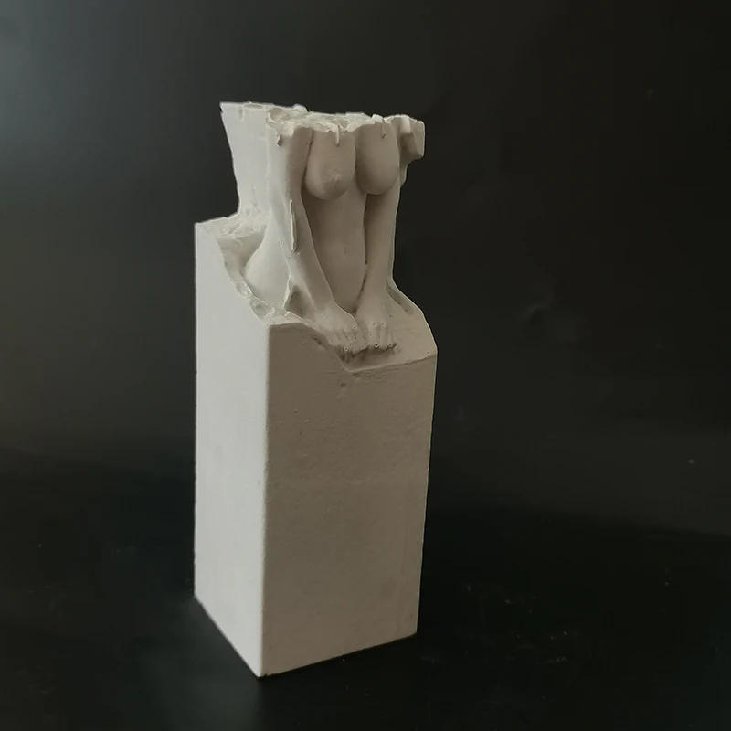 

Modern half-body female sculpture resin relief desktop high-value fish tank ornament Seiko figure sculpture