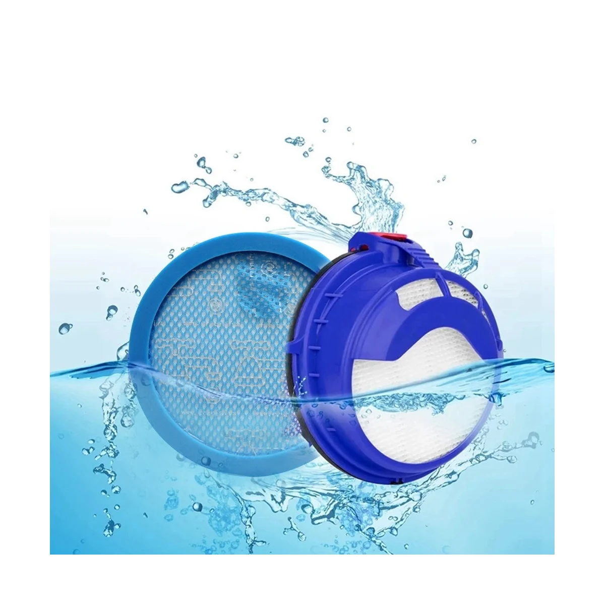 Tela De Filtro Frontal Para Aspirador Dyson DC24, Elementos De Tela De Filtro HEPA, Filtro De Motor De Algodão, Acessórios