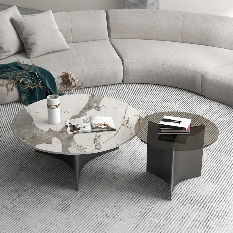 

Exquisite Minimalist Coffee Table European Luxury Classic Trendy Coffee Tables Simple Premium Mesa Auxliar Living Room Furniture