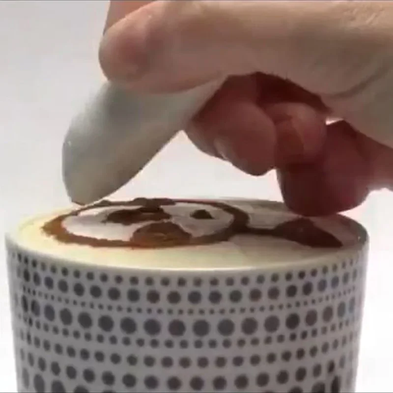قلم قهوة كهربائي لتزيين اللاتيه