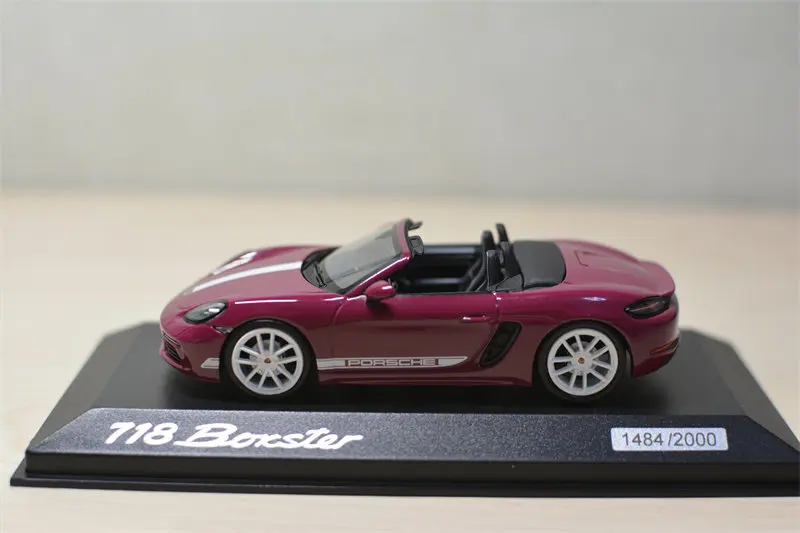 Diecast Minichamps 1:43 Scale Porsche 718 982 Boxster Alloy Car Model