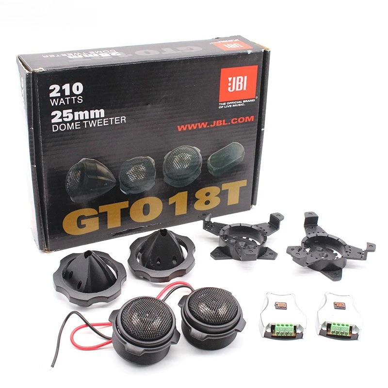 

Car Tweeter GT018T Tweeter, Silk Film Tweeter A-pillar Car Modified Tweeter Aluminum Alloy Housing Design